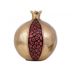 ΜΕΤΑΛΛΙΚΟ ΔΙΑΚΟΣΜΗΤΙΚΟ ΡΟΔΙ Fylliana Pomegranate ΧΡΥΣΟ-ΚΟΚΚΙΝΟ ΧΡΩΜΑ 12x13εκ