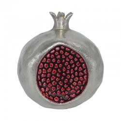 ΜΕΤΑΛΛΙΚΟ ΔΙΑΚΟΣΜΗΤΙΚΟ ΡΟΔΙ Fylliana Pomegranate ΝΙΚΕΛ-ΚΟΚΚΙΝΟ ΧΡΩΜΑ 15x13x16εκ