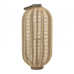 ΜΕΤΑΛΛΙΚΟ ΦΑΝΑΡΙ Fylliana FL016 ΜΑΥΡΟ-ΜΠΕΖ ΧΡΩΜΑ 32x67εκ