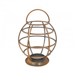 ΜΕΤΑΛΛΙΚΟ ΦΑΝΑΡΙ Fylliana 26.5x38.5εκ