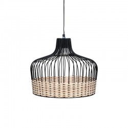 ΜΕΤΑΛΛΙΚΟ ΦΩΤΙΣΤΙΚΟ ΟΡΟΦΗΣ Fylliana FL31827 ΜΑΥΡΟ-ΧΡΥΣΟ ΧΡΩΜΑ 37x31εκ