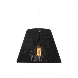 ΜΟΝΟΦΩΤΟ Fylliana Cordon 6 ΜΑΥΡΟ ΧΡΩΜΑ 40x35εκ Ε27