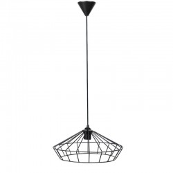 ΜΟΝΟΦΩΤΟ ΚΡΕΜΑΣΤΟ ΦΩΤΙΣΤΙΚΟ ΟΡΟΦΗΣ ΜΕΤΑΛΛΙΚΟ Fylliana ΜΑΥΡΟ ΧΡΩΜΑ Ε27 36x75εκ