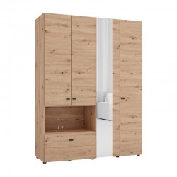 ΝΤΟΥΛΑΠΑ CAMPSIE 4K1F1O h207 ARTISAN OAK ΧΡΩΜΑ 155x52x208εκ