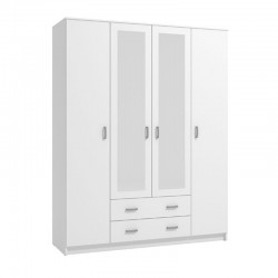 ΝΤΟΥΛΑΠΑ HANA 4K2F2O ΛΕΥΚΟ 160x52x205εκ