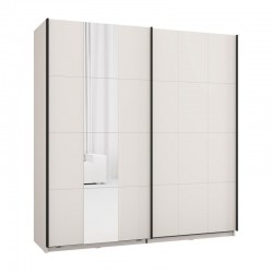ΝΤΟΥΛΑΠΑ ΜΕ ΚΑΘΡΕΦΤΗ SALAMIS 200 OG h205 CASHMERE ΧΡΩΜΑ 195x61x205εκ