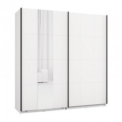 ΝΤΟΥΛΑΠΑ ΜΕ ΚΑΘΡΕΦΤΗ SALAMIS 200 OG h205 ΛΕΥΚΟ ΧΡΩΜΑ 195x61x205εκ