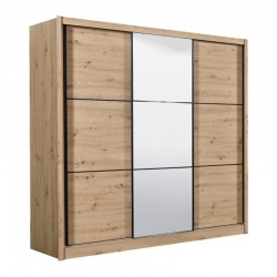 ΝΤΟΥΛΑΠΑ NAVARA ΜΕ ΚΑΘΡΕΦΤΗ 245 OG ARTISAN OAK 242x60x215,5εκ