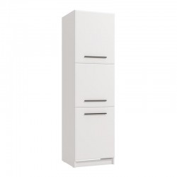 ΝΤΟΥΛΑΠΙ ΚΟΥΖΙΝΑΣ AMELIA BD 60UR ΛΕΥΚΟ-ΛΕΥΚΟ HIGH GLOSS ΧΡΩΜΑ 60x58x215εκ