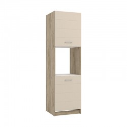 ΝΤΟΥΛΑΠΙ ΚΟΥΖΙΝΑΣ DIANA BD 60 GREY OAK-SAND ΓΥΑΛΙΣΤΕΡΟ FOIL 60x58x215εκ