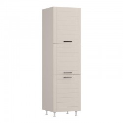 ΝΤΟΥΛΑΠΙ ΚΟΥΖΙΝΑΣ DRINA BD60 UR ΛΕΥΚΟ-SAND HIGH GLOSS ΧΡΩΜΑ 60x58x214εκ