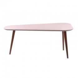 ΤΡΑΠΕΖΑΚΙ ΣΑΛΟΝΙΟΥ Fylliana Atria MACCHIATO ΜΕ Walnut ΠΟΔΙΑ 100x56,5x43εκ