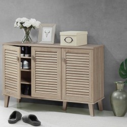 ΠΑΠΟΥΤΣΟΘΗΚΗ Fylliana FP-04LVP SONOMA 112.4x36.8x74.5εκ