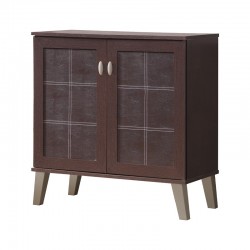 ΠΑΠΟΥΤΣΟΘΗΚΗ Fylliana FP-01PUP WENGE ΜΕ 4 ΡΑΦΙΑ 75x36.8x74.5εκ