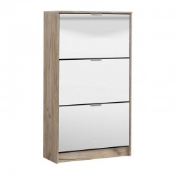 ΠΑΠΟΥΤΣΟΘΗΚΗ Hugo 23 Grey Oak ΜΕ ΚΑΘΡΕΦΤΗ 67x28x119εκ