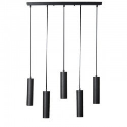 ΠΕΝΤΑΦΩΤΟ ΚΡΕΜΑΣΤΟ ΦΩΤΙΣΤΙΚΟ ΟΡΟΦΗΣ Fylliana ΜΑΥΡΟ ΧΡΩΜΑ GU10 65x10x100εκ