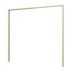 ΠΛΑΙΣΙΟ ΓΙΑ ΝΤΟΥΛΑΠΑ 220 h217 LIGHT PORT OAK 230x19x221εκ