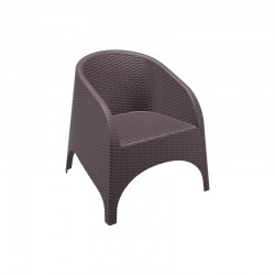 ΠΟΛΥΘΡΟΝΑ ARUBA ΚΑΦΕ  80*75*74*44