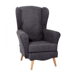 ΠΟΛΥΘΡΟΝΑ Fylliana CLASSIC 24 ΣΚΟΥΡΟ ΓΚΡΙ ΥΦΑΣΜΑ 80x80x114εκ