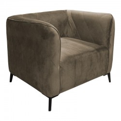 ΠΟΛΥΘΡΟΝΑ Fylliana Cube TAUPE ΧΡΩΜΑ 80x72x70εκ