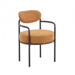 ΠΟΛΥΘΡΟΝΑ Fylliana FL21 ΚΙΤΡΙΝΟ ΥΦΑΣΜΑ ΜΕ ΜΕΤΑΛΛΙΚΟ ΣΚΕΛΕΤΟ 59x64x87εκ