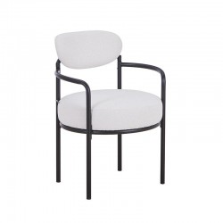 ΠΟΛΥΘΡΟΝΑ Fylliana FL21 ΛΕΥΚΟ ΥΦΑΣΜΑ ΜΕ ΜΕΤΑΛΛΙΚΟ ΣΚΕΛΕΤΟ 59x64x87εκ