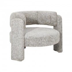 ΠΟΛΥΘΡΟΝΑ Fylliana FL6414 ΕΚΡΟΥ ΜΕ ΜΑΥΡΟ ΧΡΩΜΑ ΥΦΑΣΜΑΤΟΣ 88x94x73εκ