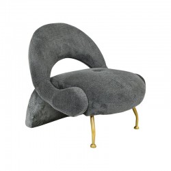 ΠΟΛΥΘΡΟΝΑ Fylliana FL6654 ΑΝΘΡΑΚΙ ΧΡΩΜΑ ΧΡΥΣΟ ΜΕΤΑΛΛΙΚΟ ΠΟΔΙ 80x86x81εκ