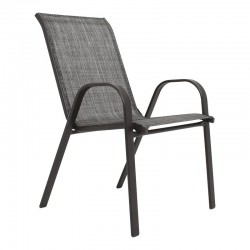 ΠΟΛΥΘΡΟΝΑ ΚΗΠΟΥ Fylliana FL5001 ΜΑΥΡΟ-ΜΠΕΖ ΧΡΩΜΑ TEXTILENE ΚΑΦΕ ΣΚΕΛΕΤΟΣ 55x72x92εκ txt