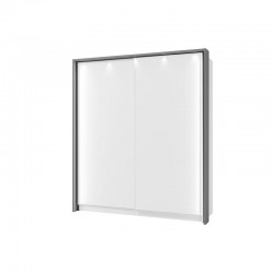 ΠΡΟΣΘΗΚΗ ΠΛΑΙΣΙΟ ΝΤΟΥΛΑΠΑΣ Fh 180 ΓΚΡΙ ΓΡΑΦΙΤΗΣ 189x18.5x214εκ