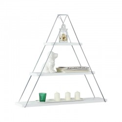 ΡΑΦΙ ΤΟΙΧΟΥ Fylliana "Elmira" Triangle ΛΕΥΚΟ 74x13x61εκ