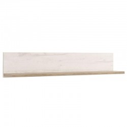 ΡΑΦΙ ΤΟΙΧΟΥ Kent ZP GREY OAK-WHITE OAK 120x19x22εκ knt