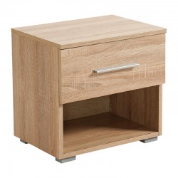 ΣΕΤ 2 ΚΟΜΟΔΙΝΑ RITMO 2NO1F SONOMA 44.5x33.5x42.5εκ