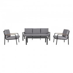 ΣΕΤ ΚΗΠΟΥ 4 ΤΕΜΑΧΙΩΝ Fylliana "Madera" ΓΚΡΙ ΧΡΩΜΑ