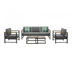 ΣΕΤ ΚΗΠΟΥ 5 ΤΕΜΑΧΙΩΝ Fylliana Hampshire ΓΚΡΙ ΧΡΩΜΑ 190x65x70εκ