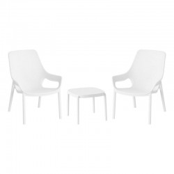 ΣΕΤ 2 ΚΑΡΕΚΛΕΣ ΚΗΠΟΥ ΚΑΙ ΤΡΑΠΕΖΑΚΙ Fylliana “Selavia” ΜΕ UV ΠΡΟΣΤΑΣΙΑ ΛΕΥΚΟ ΧΡΩΜΑ