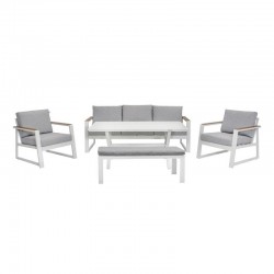 ΣΕΤ ΣΑΛΟΝΙ ΕΞΟΧΗΣ 5 ΤΕΜΑΧΙΩΝ Fylliana "Maya" ΛΕΥΚΟ ΧΡΩΜΑ