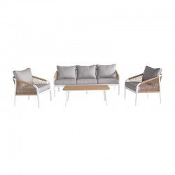 ΣΕΤ ΣΑΛΟΝΙ ΚΗΠΟΥ 4ΤΜΧ Fylliana MARRAKESH ΛΕΥΚΟ ΧΡΩΜΑ 189x73x72εκ