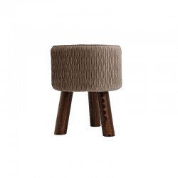 ΔΙΑΚΟΣΜΗΤΙΚΟ ΥΦΑΣΜΑΤΙΝΟ ΣΚΑΜΠΟ Fylliana SV1/3RA ΜΠΕΖ 28*28*34εκ sls