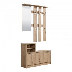 ΣΤΑΝΤ ΓΙΑ ΧΩΛ RAVENNA ARTISAN OAK 100x29x192εκ fxtr