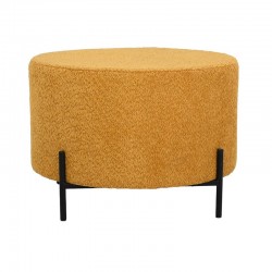 ΣΤΡΟΓΓΥΛΟ ΣΚΑΜΠΟ Fylliana Kristal ΜΟΥΣΤΑΡΔΙ ΧΡΩΜΑ 60x40εκ