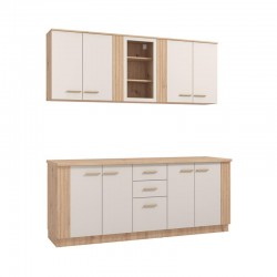 ΣΥΝΘΕΣΗ ΚΟΥΖΙΝΑΣ BELFORT 200 ARTISAN OAK/CASHMERE 200x51x200εκ