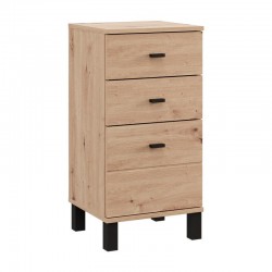 ΣΥΡΤΑΡΙΕΡΑ ALMOND 38 3F ARTISAN OAK ΧΡΩΜΑ 39x35x78εκ