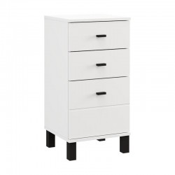 ΣΥΡΤΑΡΙΕΡΑ ALMOND 38 3F ΛΕΥΚΟ ΧΡΩΜΑ 39x35x78εκ