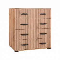 ΣΥΡΤΑΡΙΕΡΑ Fylliana New Imperium 4F NATURAL CANELLA OAK ΧΡΩΜΑ 90x44x106εκ