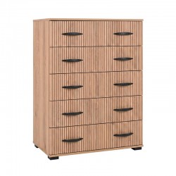ΣΥΡΤΑΡΙΕΡΑ Fylliana New Imperium 5F NATURAL CANELLA OAK ΧΡΩΜΑ 90x44x127εκ