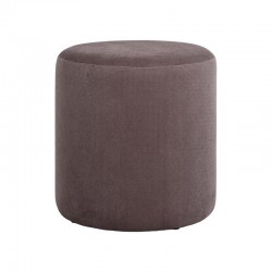 ΤΑΜΠΟΥΡΕ-ΣΚΑΜΠΟ ΣΤΡΟΓΓΥΛΟ Fylliana Circlo ΚΑΦΕ ΧΡΩΜΑ 34x35εκ