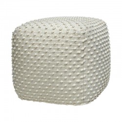 ΤΕΤΡΑΓΩΝΟ ΠΟΥΦ Fylliana FL481 IVORY ΧΡΩΜΑ 45x45x45εκ