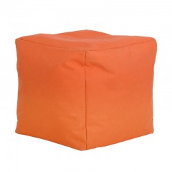ΤΕΤΡΑΓΩΝΟ ΠΟΥΦ-ΣΚΑΜΠΟ Fylliana Cube ΠΟΡΤΟΚΑΛΙ ΧΡΩΜΑ 40x40x40εκ