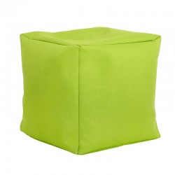 ΤΕΤΡΑΓΩΝΟ ΠΟΥΦ-ΣΚΑΜΠΟ Fylliana Cube ΠΡΑΣΙΝΟ ΧΡΩΜΑ 40x40x40εκ